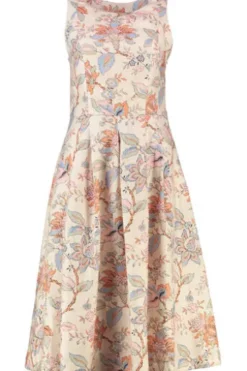 WHITE LABEL Kleid rosa-multicolour geblümt